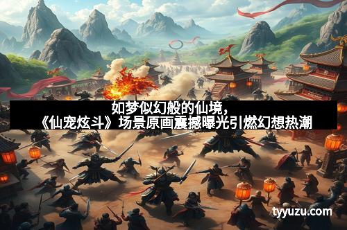 如梦似幻般的仙境,《仙宠炫斗》场景原画震撼曝光引燃幻想热潮 如梦似幻般的仙境,《仙宠炫斗》场景原画震撼曝光引燃幻想热潮